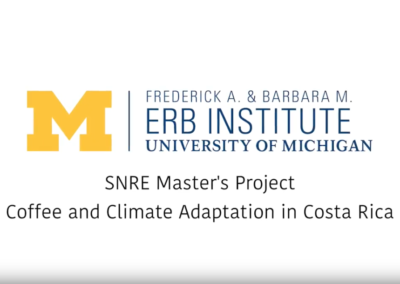 SNRE Master’s Project: Coffee and Climate Adaptation in Costa Rica